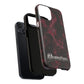 Pink Butterfly "Analog Haze" Tough Magnetic Phone Case — Retro Y2K Cherry Design