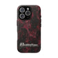 Pink Butterfly "Analog Haze" Tough Magnetic Phone Case — Retro Y2K Cherry Design