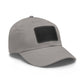 Leather Patch Dad Hat — Vintage Wildflower Sketch Cap