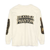 Backstage Phantom Long Sleeve Tee: Vintage Guitar & Keys Tour Shirt - Ivory