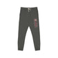 Embroidered Floral Script Sweatpants