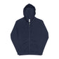 Zip Hoodie — Retro Night City Graphic Fleece Zip-Up
