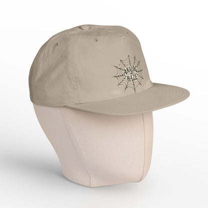 'Analog Haze' Spiderweb Embroidered Hat