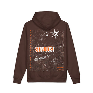 Stay Lost Vintage Grunge Graphic Hoodie