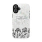 Vintage Botanical Magnetic Phone Case — "Between Static and Sleep: Analog Heart Files Vol. 01"
