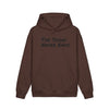 The Show Never Ends Hoodie: Vintage Graphic Pullover - Brown