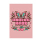 Analog Haze Matte Poster — Retro Butterfly Cherry Wall Art