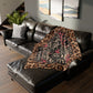 Leopard 'I'm Not Rude I'm Honest' Cozy Throw Blanket