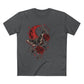 Gothic Moth & Rose Tee — Red Moon Horror Graphic T-Shirt