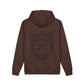 Skull Wings Hoodie: Gothic Back Graphic, Small Chest Emblem