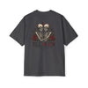 Till Death Skeleton Couple Tee — Gothic Romantic Graphic Tee - Faded Black