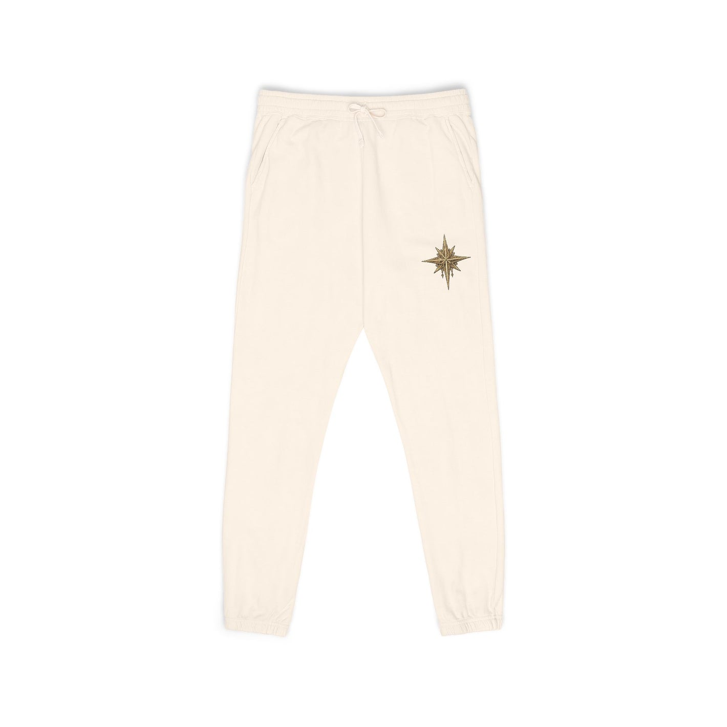Compass Star Sweatpants — Fleece Joggers with Nautical Design