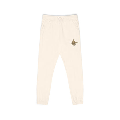 Compass Star Sweatpants — Fleece Joggers with Nautical Design