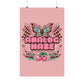 Analog Haze Matte Poster — Retro Butterfly Cherry Wall Art