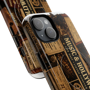 Music & Hollywood Vintage Poster Phone Case