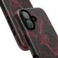 Pink Butterfly "Analog Haze" Tough Magnetic Phone Case — Retro Y2K Cherry Design