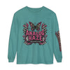 Analog Haze Butterfly Long Sleeve Tee - Seafoam