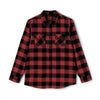 Theatre Stage Backprint Flannel Shirt - Red / Black