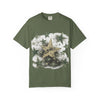 Starburst Graphic T-Shirt Vintage Stars Design - Sage