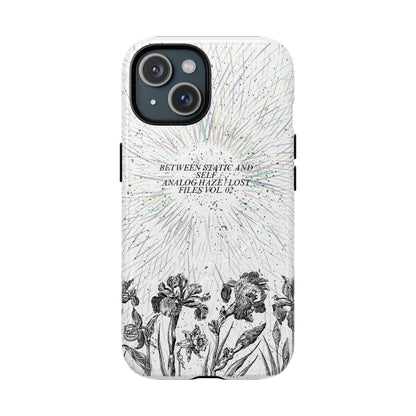 Vintage Botanical Magnetic Phone Case — "Between Static and Sleep: Analog Heart Files Vol. 01"