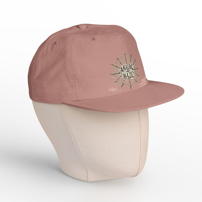 'Analog Haze' Spiderweb Embroidered Hat