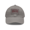 Leather Patch Baseball Cap: Backstage Phantom - Grey / Grey patch