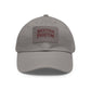 Leather Patch Baseball Cap — Backstage Phantom