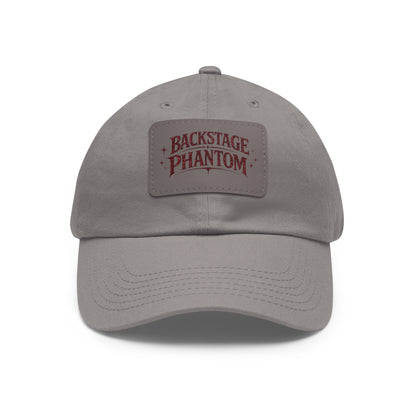 Leather Patch Baseball Cap: Backstage Phantom