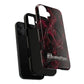 Pink Butterfly "Analog Haze" Tough Magnetic Phone Case — Retro Y2K Cherry Design