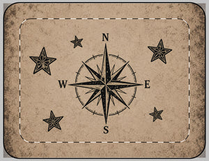 Compass Vintage Laptop Sleeve – Protective Nautical Cover