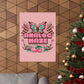Analog Haze Matte Poster — Retro Butterfly Cherry Wall Art