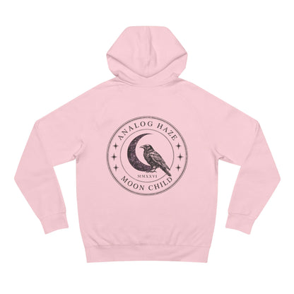 Moon Child Hoodie — Analog Haze Raven Graphic