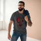 Gothic Moth & Rose Tee — Red Moon Horror Graphic T-Shirt