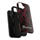 Pink Butterfly "Analog Haze" Tough Magnetic Phone Case — Retro Y2K Cherry Design