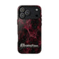 Pink Butterfly "Analog Haze" Tough Magnetic Phone Case — Retro Y2K Cherry Design