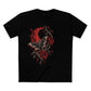 Gothic Moth & Rose Tee — Red Moon Horror Graphic T-Shirt